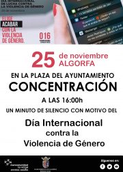 Cartel oncentración Algorfa