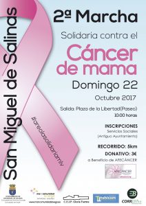 Marcha solidaria contra el cáncer de mama San Miguel de Salinas