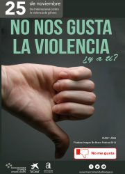 Cartel violencia género Bebravestival