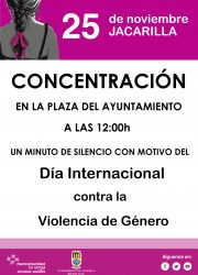 Cartel concentración 25 de noviembre