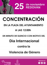 Cartel concentración 25 de noviembre