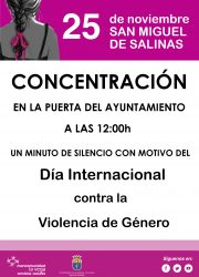 Cartel concentración 25 de noviembre