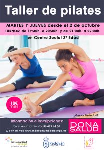 Cartel Pilates Redován 2018