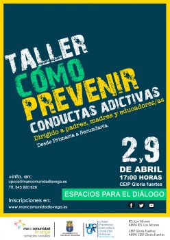 Taller cómo prevenir conductas adictivas.