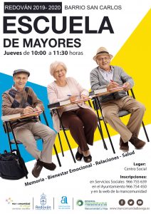 Cartel escuela de mayores