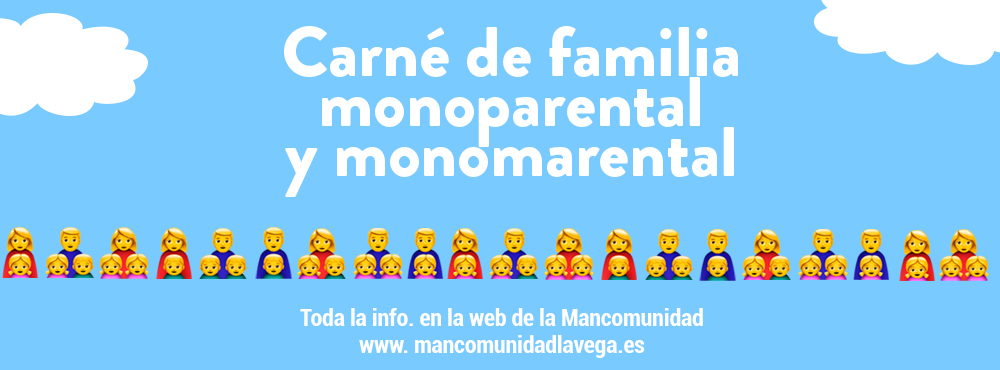 Carné familia monoparental y monomarental