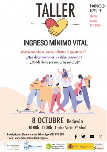 CARTEL INGRESO MINIMO VITAL REDOVAN