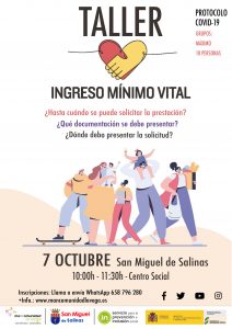 CARTEL INGRESO MINIMO VITAL SAN MIGUEL