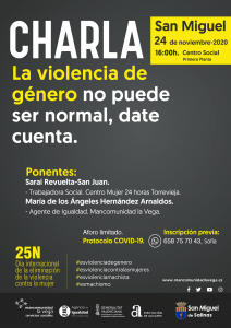 San Miguel. Jornada Violencia de Género.