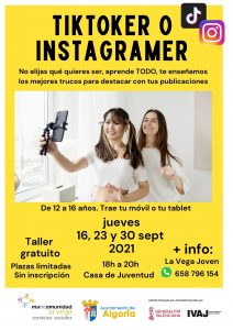 Taller Tiktoker e Instagramer