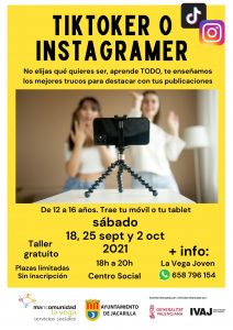 Taller Tiktoker e Instagramer