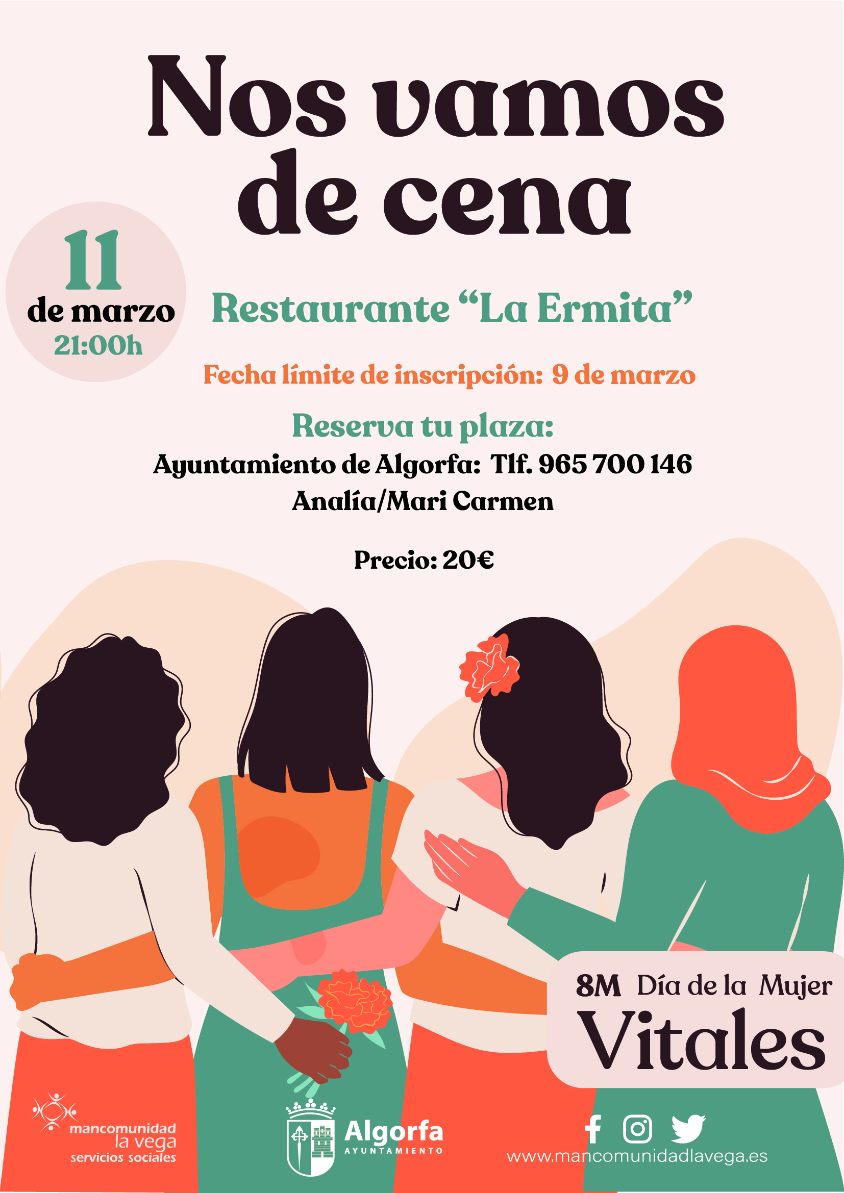 Cena de mujeres Algorfa