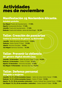 Actividades 25N