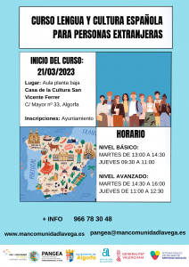 Curso lengua y cultura española para personas extranjeras