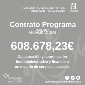 SUBVENCIÓN DIPUTACIÓN CONTRATO PROGRAMA