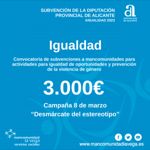 Subvención igualdad