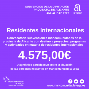 Subveención residentes internacionales