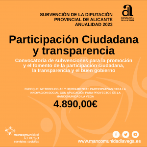 Subvención participación ciudadana