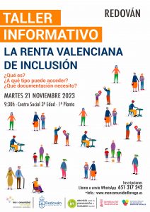 Taller renta valeenciana de inclusión