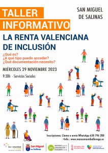 Cartel renta valenciana de inclusión