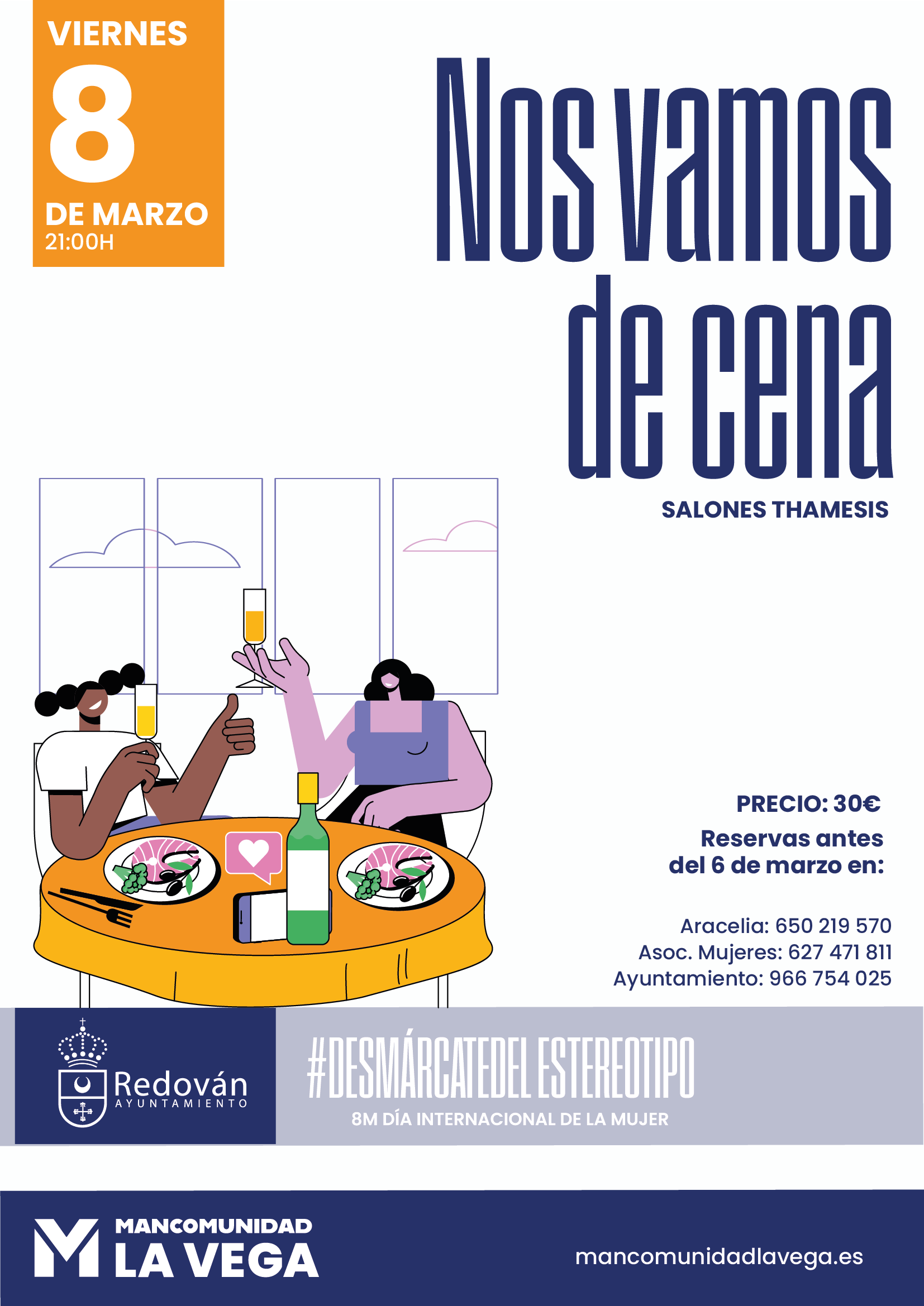 Actividades 8 de marzo