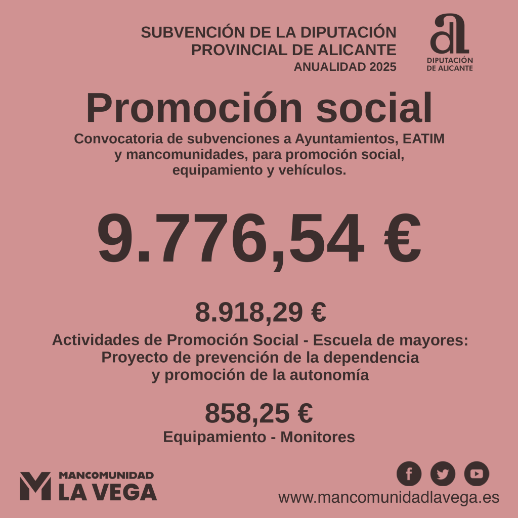 Subvención Diputación Alicante