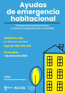 Ayudas de emergencia habitacional. Mancomunidad la Vega