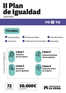 nfografía Plan de Igualdad de Mancomunidad la Vega