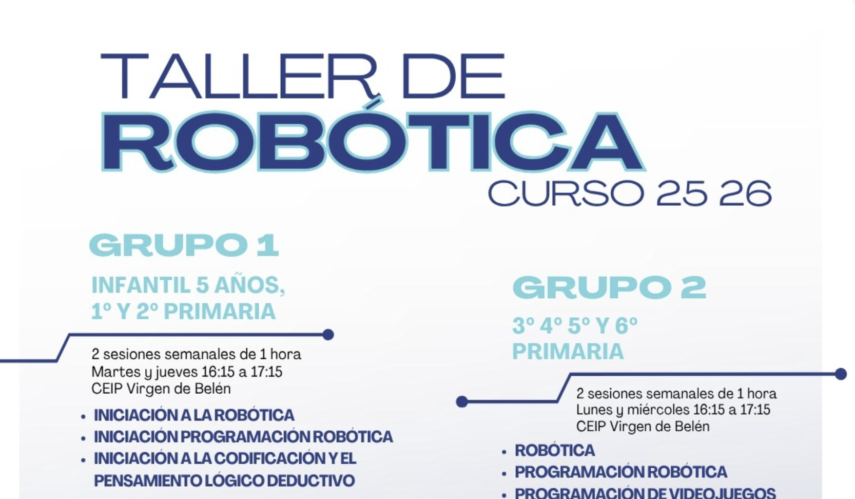 Taller robótica Jacarilla Taller robótica Jacarilla