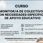 Curso de monitor/a de colectivos con necesidades específicas de apoyo educativo. 2026