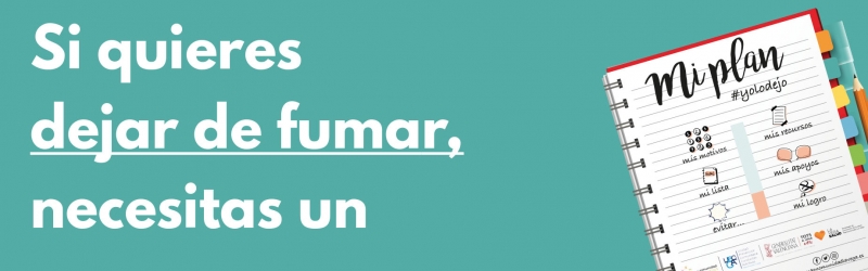 Si quieres dejar de fumar necesitas un plan Si quieres dejar de fumar necesitas un plan