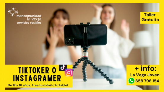 Taller Tiktoker e Instagramer